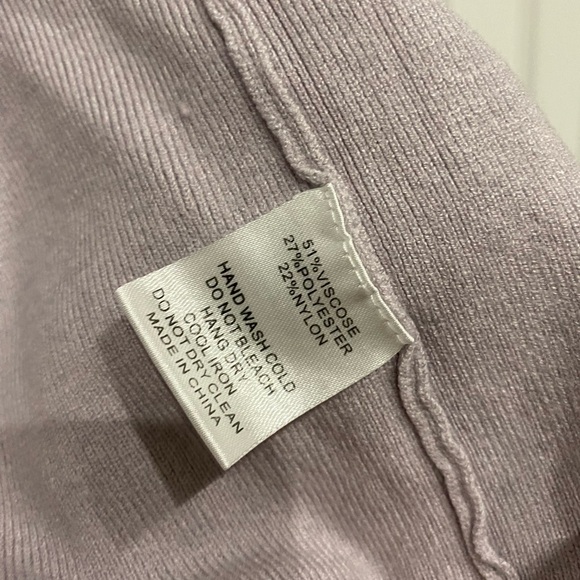 New! All row purple womens cardigan size XS petite - Picture 3 of 5